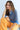 Alina Knitted Jumper - Blue and Orange