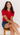 Lila Pointelle Knit Tee - Red