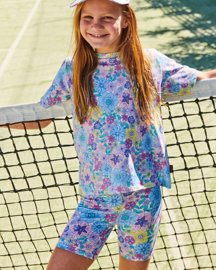 Bunch of Fun Organic Cotton Bike Shorts Ivory Beech