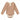 Biscuit Stripe Long Sleeve Organic Bodysuit