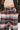 Buckle Back Plaid Trouser - Brown Combo