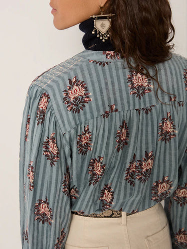 Omara Blouse - Cerulean Mist