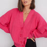 Quincy Cardigan - Hot Pink