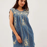 Sylvie Short Dress - Blue Haze