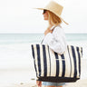 All Day Base Canvas - Navy Stripe