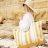All Day Base Canvas - Mustard Stripe