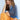 Alina Knitted Jumper - Blue and Orange