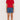 Lila Pointelle Knit Tee - Red