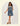 Sylvie Short Dress - Blue Haze