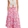 Zephyr Bustle Convertible Skirt - Coral