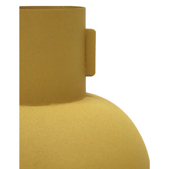 35cm x 26cm Jonni Iron Vase - Mustard