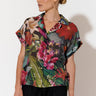 Miley Floral Short Sleeve Blouse