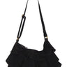 Rae Ruffle Bag - Black