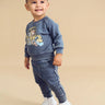 Drop Crotch Pants - Washed Navy