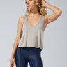 Flare Tank - Heather Grey