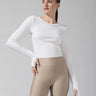 Rib Crop Top - White