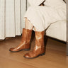 Simone Boot - Dark Tan