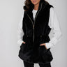 Duke Faux Vest - Black