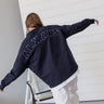 Bounty Long Sleeve Top - Navy