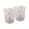 Party Speckle Tumbler Glass - 2PC Set