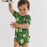 Santa's Little Helper Organic Short Sleeve Romper