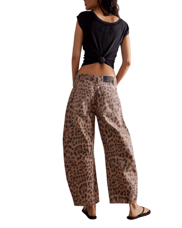 Good Luck Printed Jean