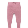 Knitted Footed Leggings - Hyacinth
