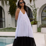 Dion Maxi Dress - Black/White