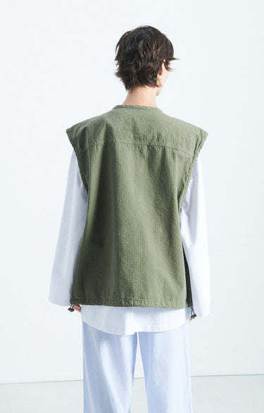 Rygybay Sleeveless Jacket - Kahki