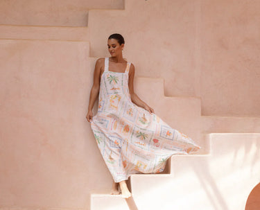 Susie Linen Dress - Bali
