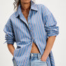 Striped Varsity Vibes Shirt