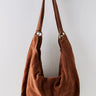 Roma Suede Tote - Rust