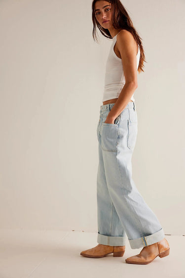 Palmer Cuffed Jean - Daydream Blue