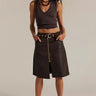 Sycamore Vegan Skirt - Rusty