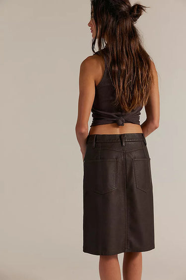 Sycamore Vegan Skirt - Rusty
