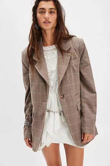 Paper Cut Blazer - Pinstripe