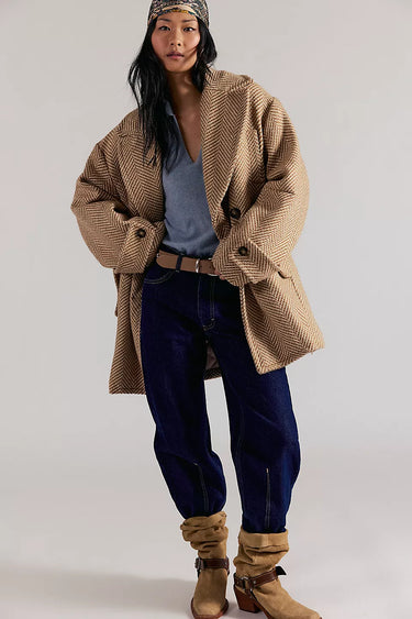 Ari Wool Coat - Tan