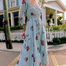 Morning Meadows Dress - Pastel Blue