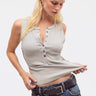 Jamie Henley Tank - Quiet Grey