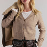School Girl Cardi - Feather Grey