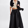 Emilia Full Skirt - Black