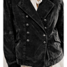 Lotty Velvet Jacket - Black