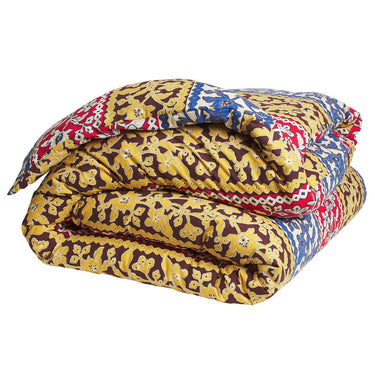 Thea Cotton Quilt Cover - Vermillion - King