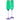 Jaded Champagne Glass - 2pc Set