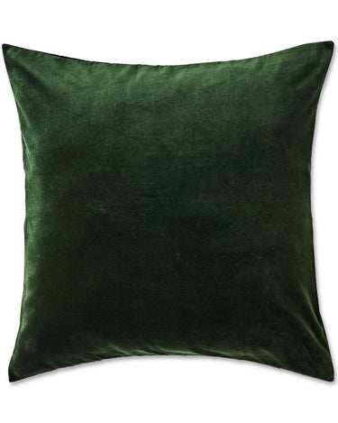 Kombu Green Velvet European Pillowcases - 2P