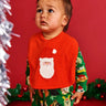 Ho Ho Ho Red Organic Cotton Bib