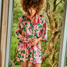 Rose Garden Satin Robe