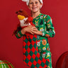 Deck the Halls Velvet Stocking
