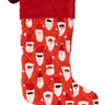 Hohoho Red Velvet Stocking