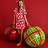 Ho Ho Ho Red Organic Cotton Short Sleeve Nightie